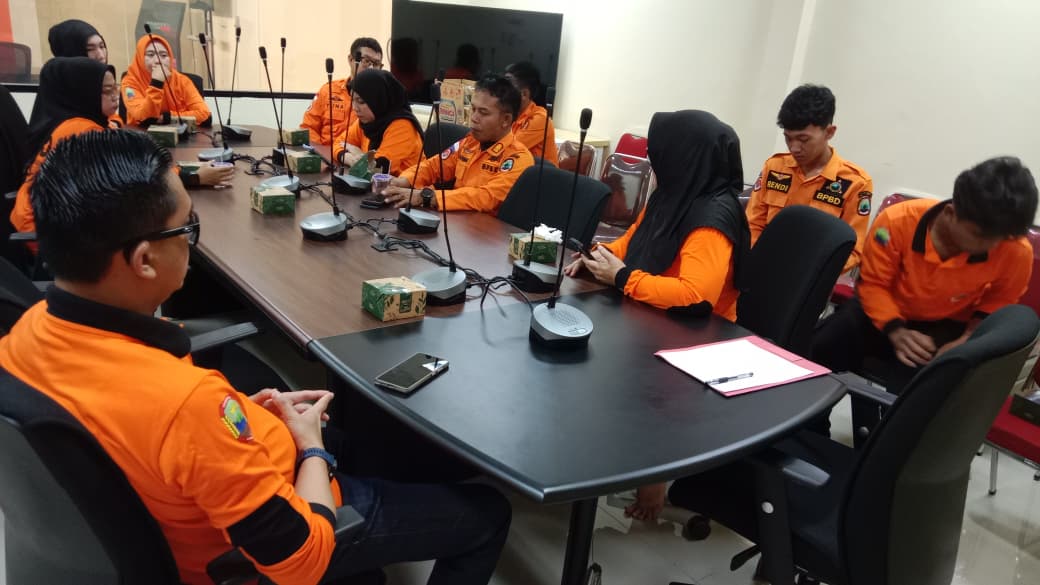 Rapat Koordinasi Bulanan Pusdalops PB